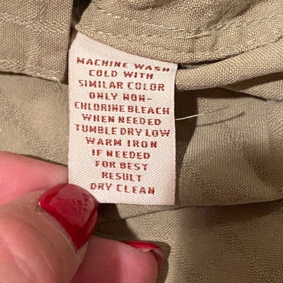 Caribbean Button Up Men’s Loose Shirt Casual Vacation Shirt Sz XL Silk & Cotton - Picture 9 of 14